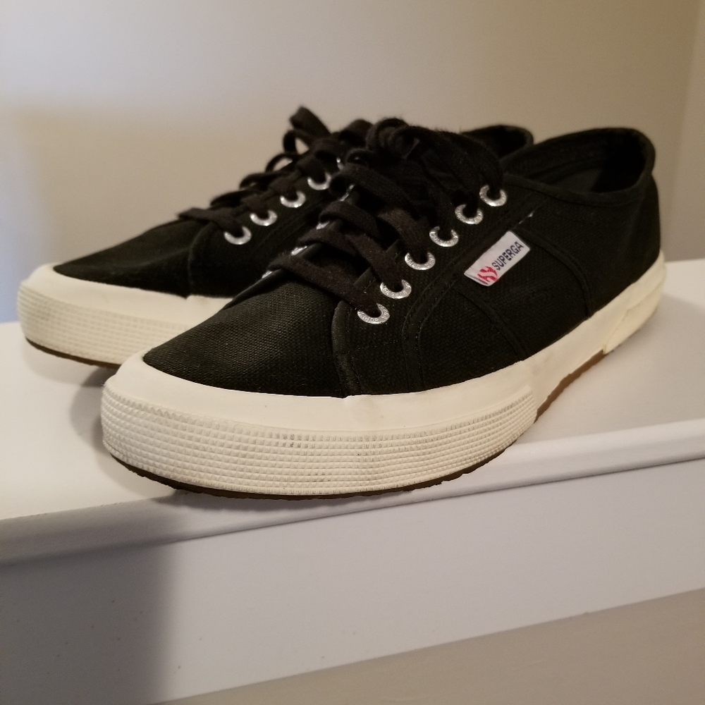 Superga 2750 COTU CLASSIC BLACK WHITE